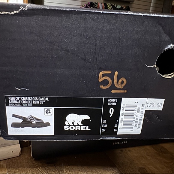 NIB 120$retail WOMENS SZ 9 SOREL SANDALS (fits 8.5) - Picture 9 of 9
